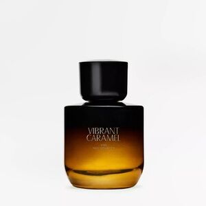 Zara Vibrant Caramel Fragrance - Black and Gold